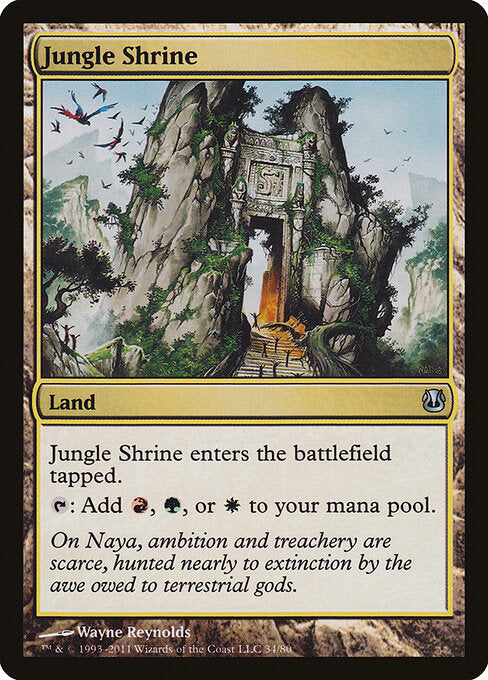 Jungle Shrine (34) - Duel Decks: Ajani vs. Nicol Bolas - Game On