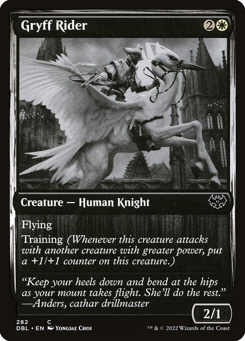 Gryff Rider (282) (Foil) - Innistrad: Double Feature - Game On