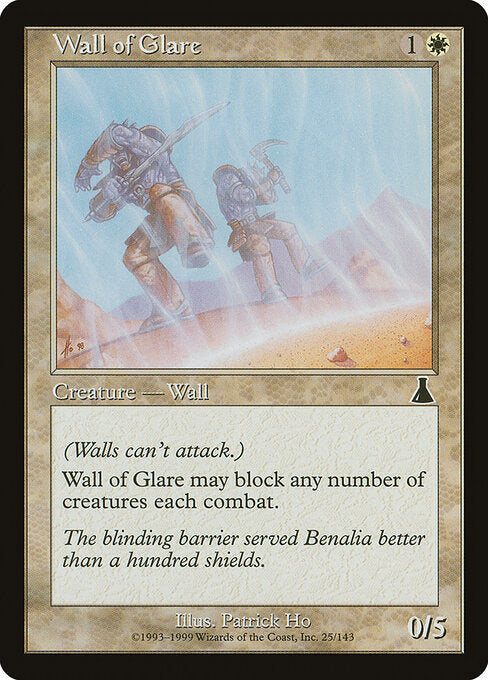 Wall of Glare (25) - Urza's Destiny - Game On