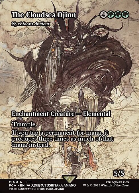 Nyxbloom Ancient (16) - BORDERLESS - FULL ART (Foil) - Final Fantasy: Through the Ages - Game On