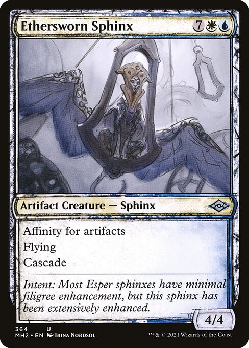 Ethersworn Sphinx (364) - SHOWCASE (Foil) - Modern Horizons 2 - Game On