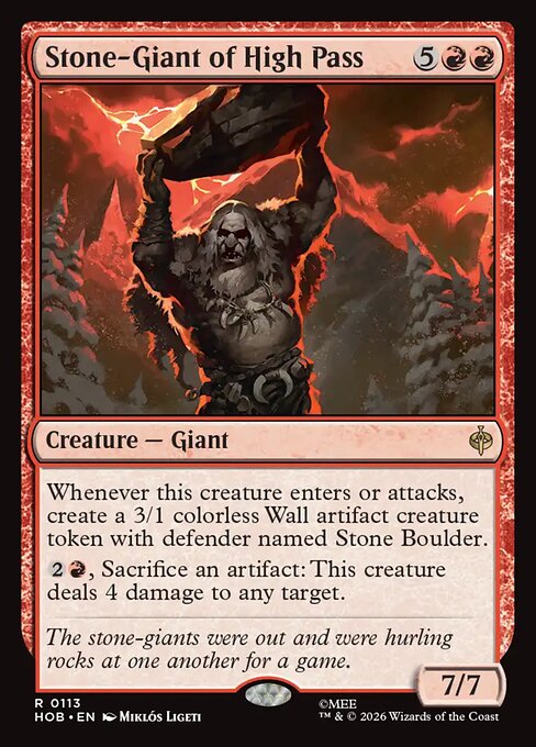 Stone-Giant of High Pass (113) (Foil) - The Hobbit - Game On