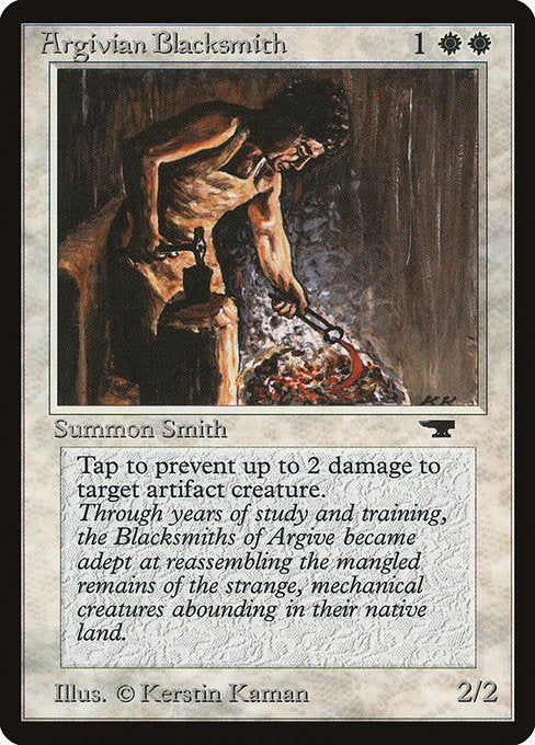 Argivian Blacksmith (2) - Antiquities - Game On