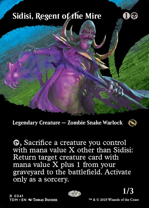 Sidisi, Regent of the Mire (341) - BORDERLESS - FULL ART - Tarkir: Dragonstorm - Game On