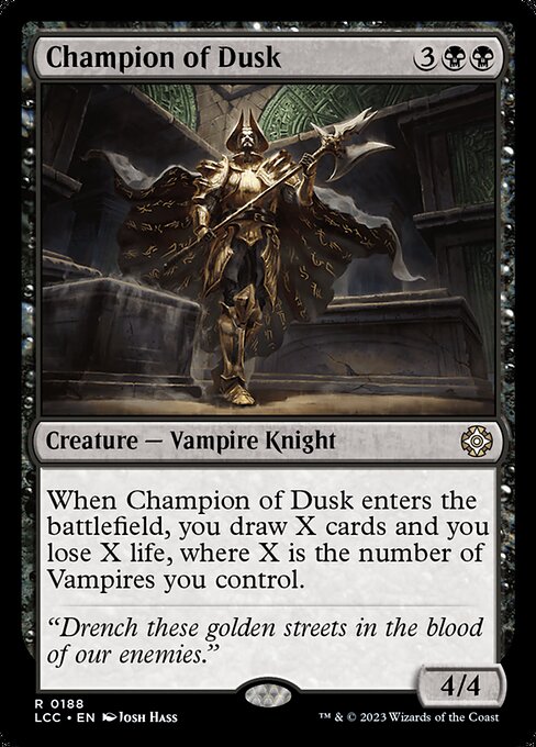 Champion of Dusk (188) - The Lost Caverns of Ixalan Commander - Game On