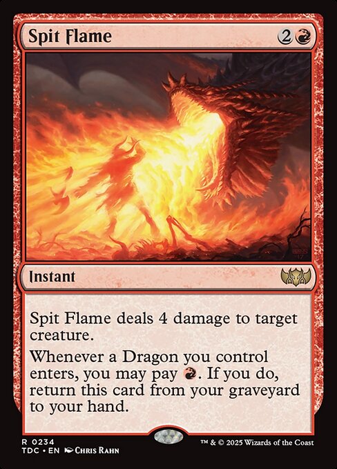 Spit Flame (234) - Tarkir: Dragonstorm Commander - Game On