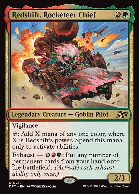Redshift, Rocketeer Chief (218) - Aetherdrift - Game On