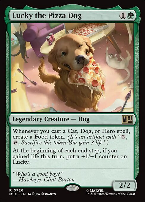 Lucky the Pizza Dog (726) - Marvel Super Heroes Commander - Game On
