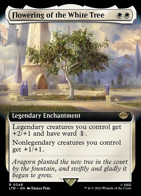 Flowering of the White Tree (348) - EXTENDED ART - The Lord of the Rings: Tales of Middle-earth - Game On