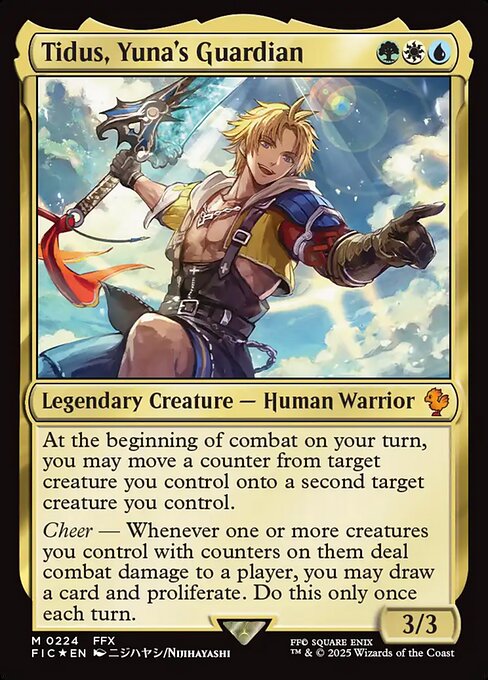 Tidus, Yuna's Guardian (224) (Foil) - Final Fantasy Commander - Game On