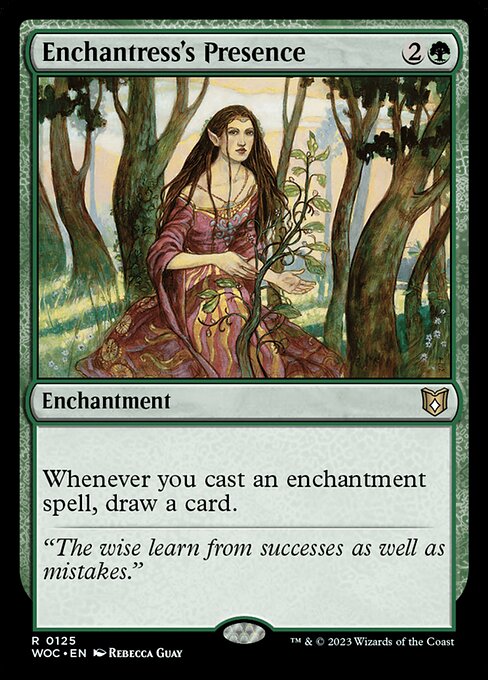 Enchantress's Presence (125) - Wilds of Eldraine Commander - Game On