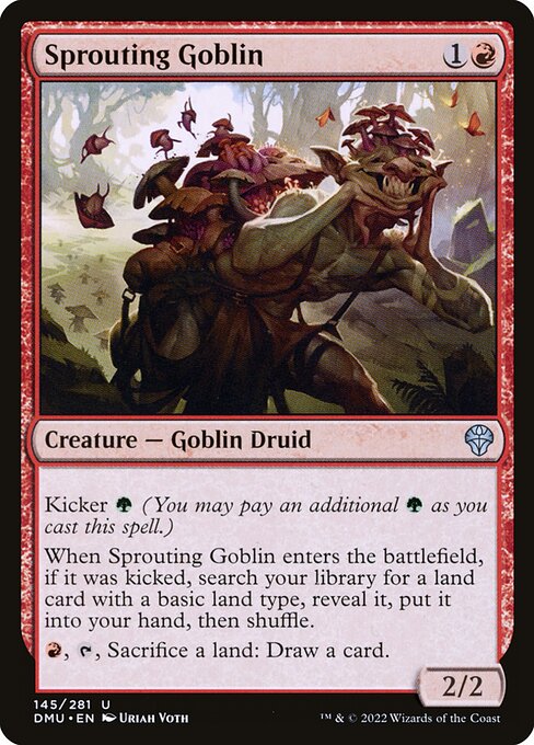 Sprouting Goblin (145) (Foil) - Dominaria United - Game On