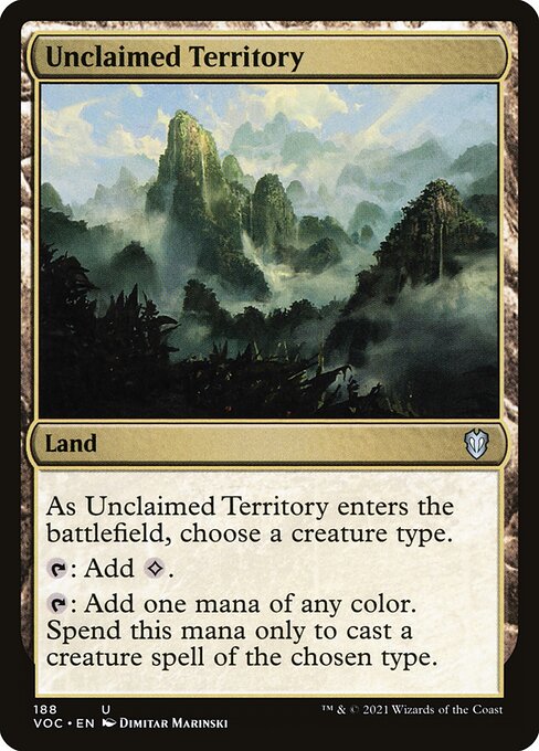 Unclaimed Territory (188) - Crimson Vow Commander - Game On
