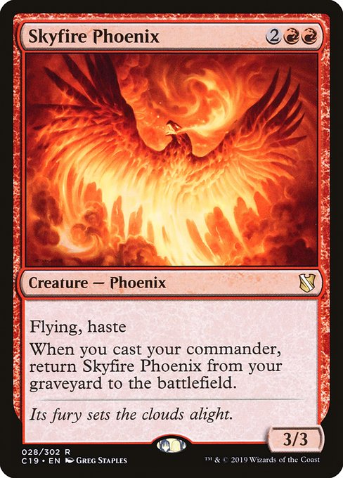Skyfire Phoenix (28) - Commander 2019 - Game On