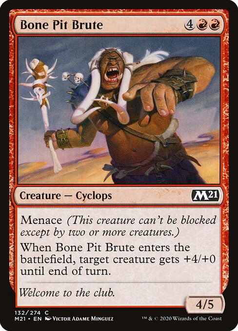 Bone Pit Brute (132) - Core Set 2021 - Game On