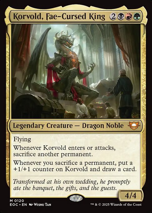 Korvold, Fae-Cursed King (120) - Edge of Eternities Commander - Game On