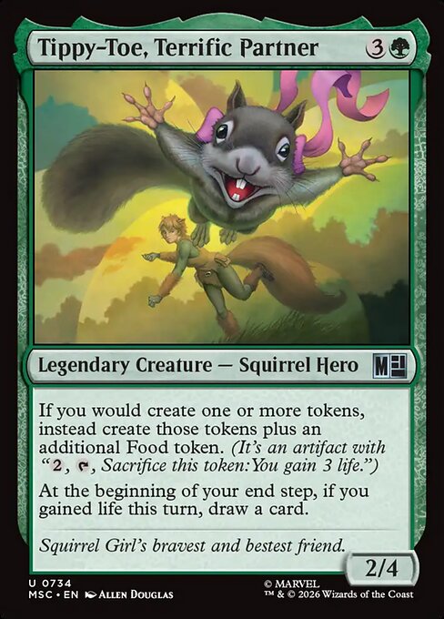 Tippy-Toe, Terrific Partner (734) (Foil) - Marvel Super Heroes Commander - Game On
