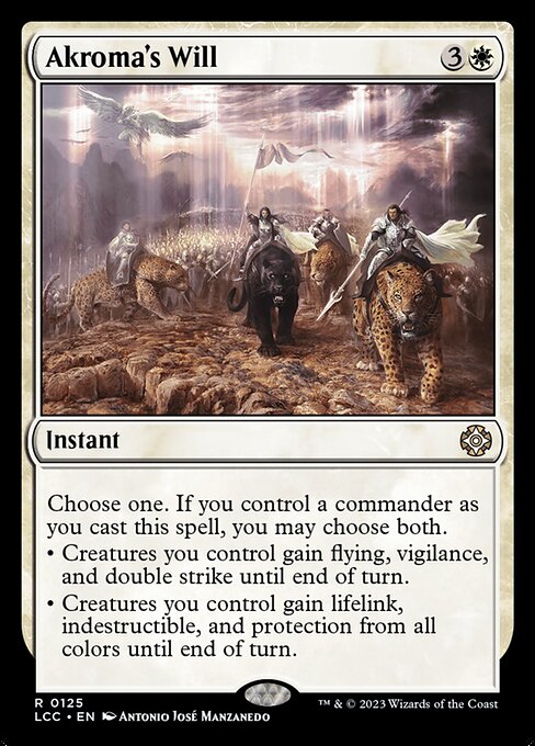 Akroma's Will (125) - The Lost Caverns of Ixalan Commander - Game On