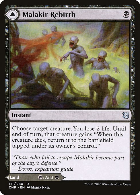 Malakir Rebirth // Malakir Mire (111) - Zendikar Rising - Game On