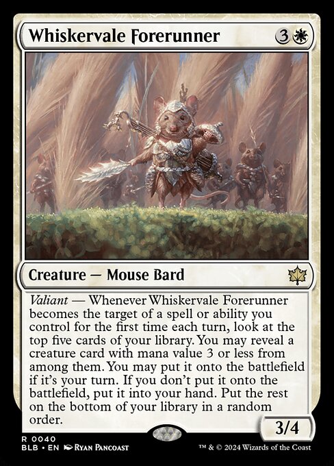 Whiskervale Forerunner (40) - Bloomburrow - Game On