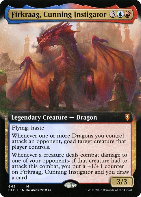 Firkraag, Cunning Instigator (642) - EXTENDED ART (Foil) - Commander Legends: Battle for Baldur's Gate - Game On
