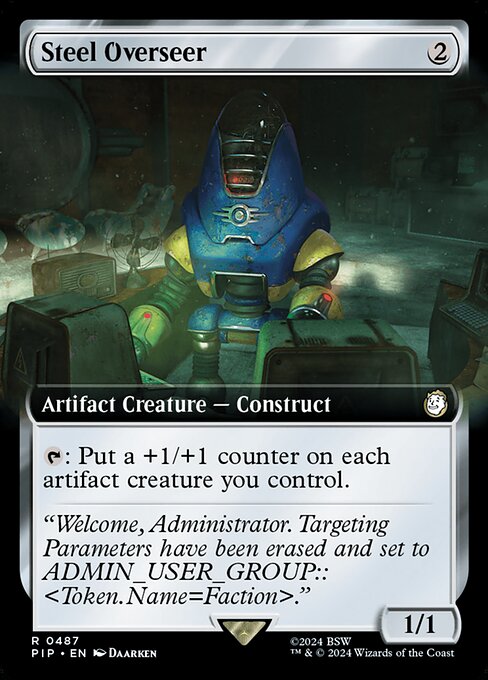 Steel Overseer (487) - EXTENDED ART - Fallout - Game On
