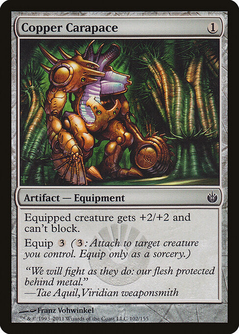 Copper Carapace (102) - Mirrodin Besieged - Game On