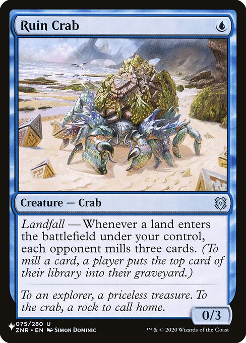 Ruin Crab (ZNR-75) - The List - Game On