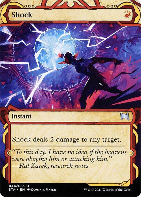 Shock (44) - BORDERLESS - Strixhaven Mystical Archive - Game On