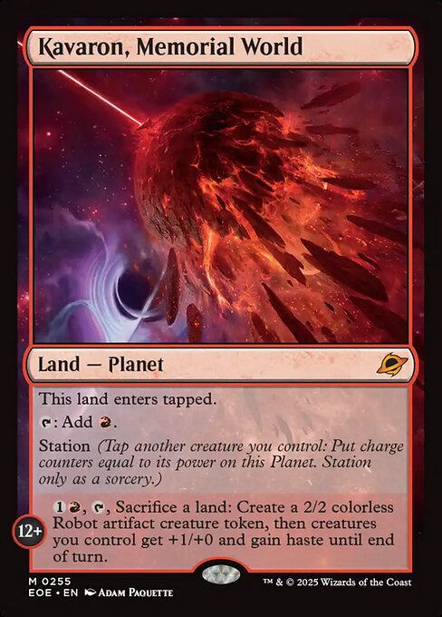 Kavaron, Memorial World (255) - Edge of Eternities - Game On