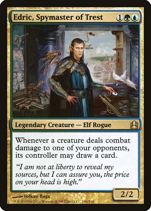 Edric, Spymaster of Trest (196) - Commander 2011 - Game On