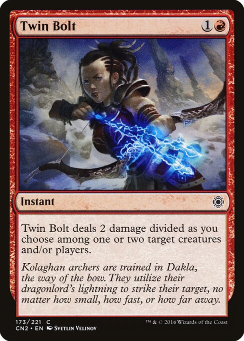 Twin Bolt (173) (Foil) - Conspiracy: Take the Crown - Game On