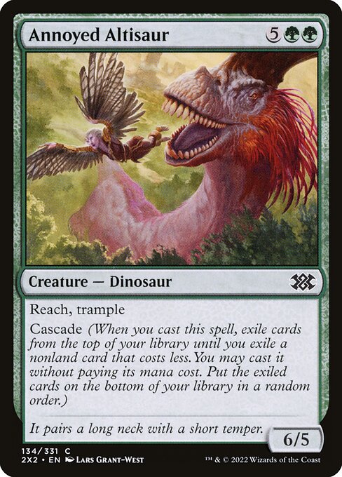 Annoyed Altisaur (134) (Foil) - Double Masters 2022 - Game On