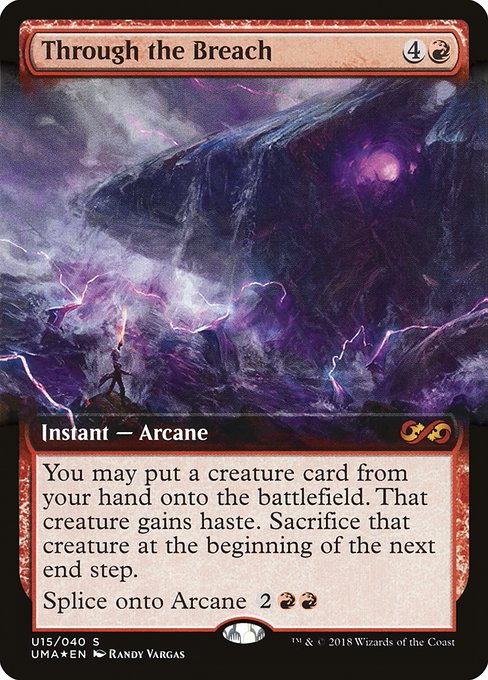 Through the Breach (U15) - EXTENDED ART (Foil) - Ultimate Box Topper - Game On