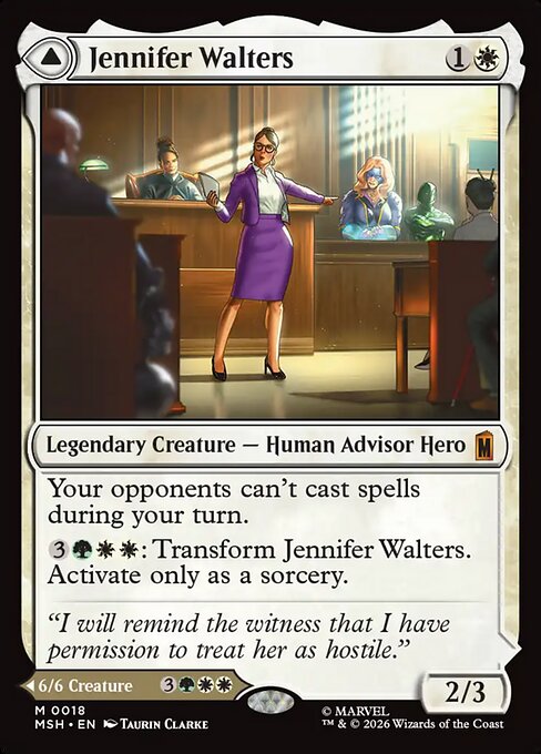 Jennifer Walters // The Sensational She-Hulk (18) (Foil) - Marvel Super Heroes - Game On