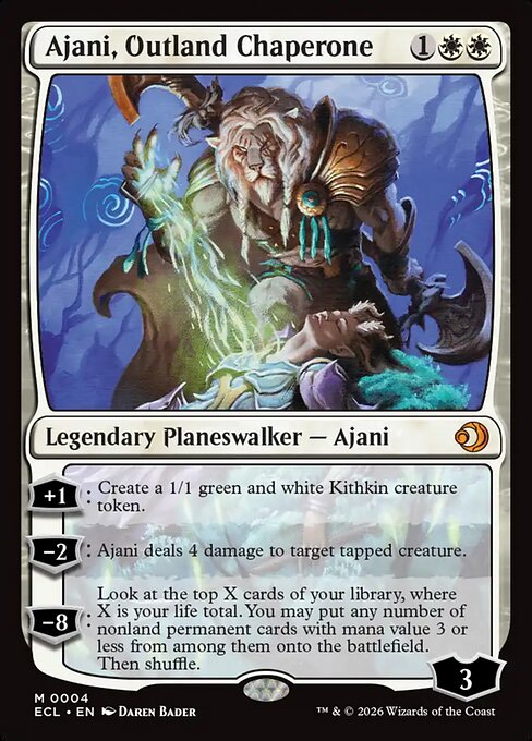 Ajani, Outland Chaperone (4) - Lorwyn Eclipsed - Game On