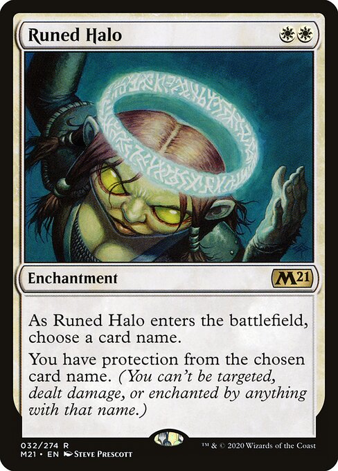Runed Halo (32) - Core Set 2021 - Game On