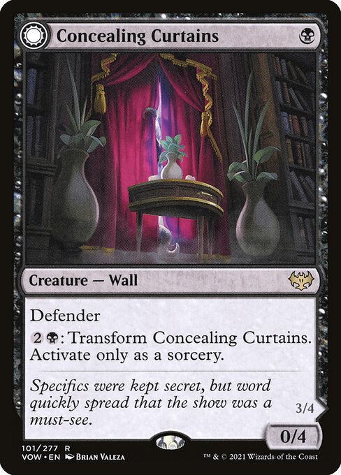 Concealing Curtains // Revealing Eye (101) - Innistrad: Crimson Vow - Game On