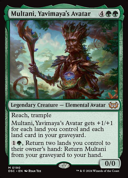 Multani, Yavimaya's Avatar (190) - Duskmourn: House of Horror Commander - Game On