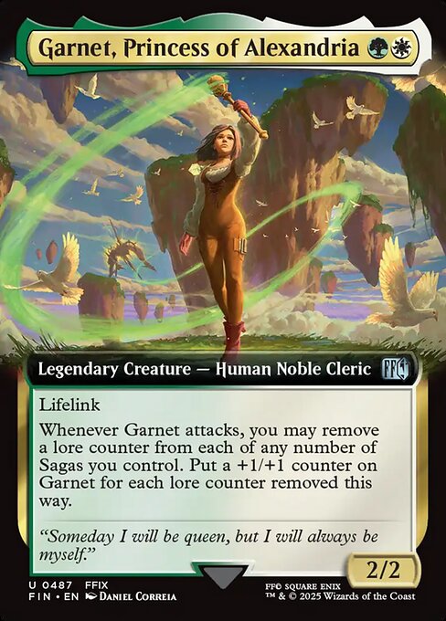 Garnet, Princess of Alexandria (487) - EXTENDED ART - Final Fantasy - Game On