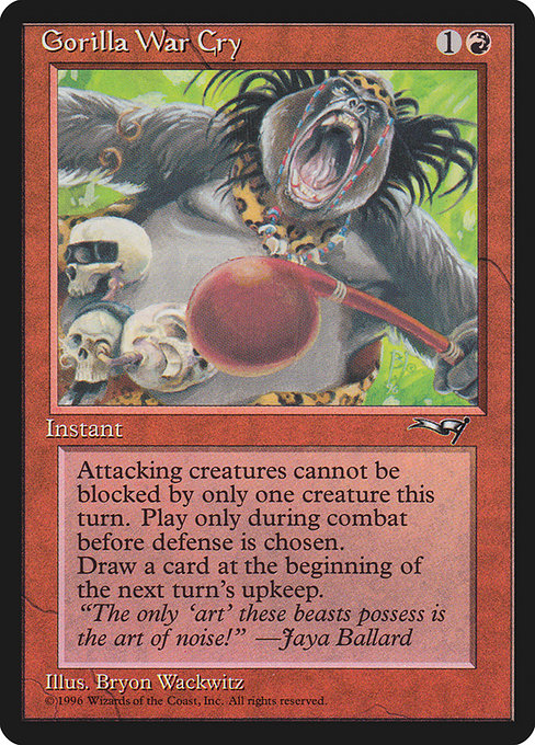 Gorilla War Cry (73a) - Alliances - Game On