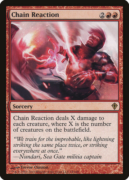 Chain Reaction (74) (Foil) - Worldwake - Game On