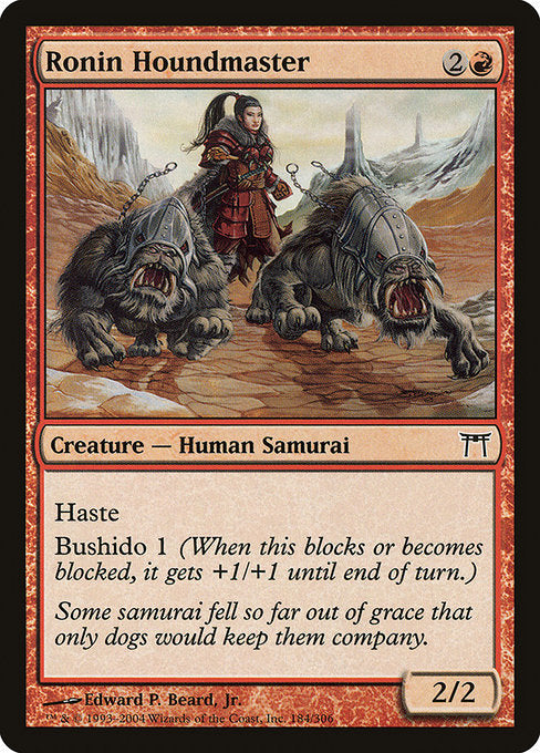 Ronin Houndmaster (184) - Champions of Kamigawa - Game On