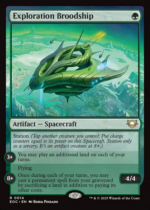 Exploration Broodship (14) - FULL ART - Edge of Eternities Commander - Game On