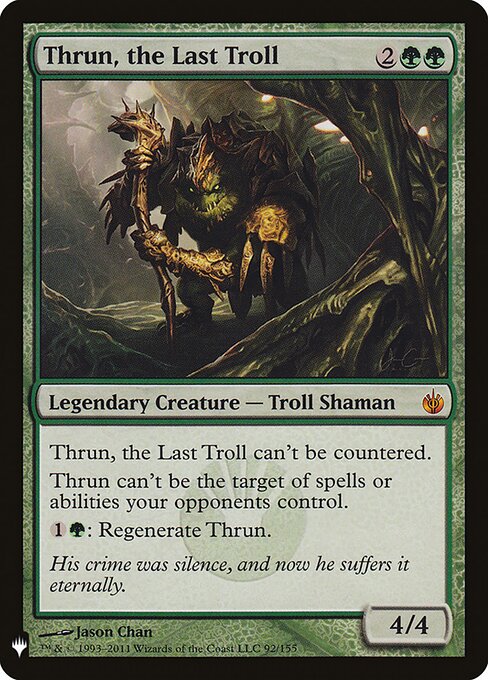 Thrun, the Last Troll (MBS-92) - The List - Game On