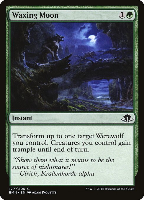 Waxing Moon (177) (Foil) - Eldritch Moon - Game On