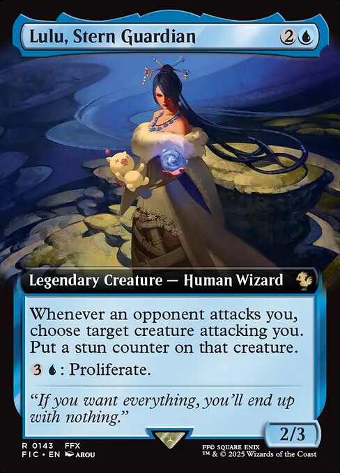Lulu, Stern Guardian (143) - EXTENDED ART - Final Fantasy Commander - Game On