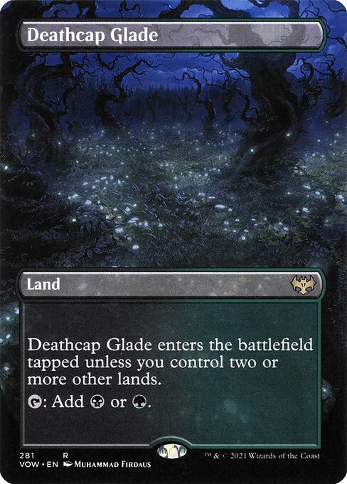Deathcap Glade (281) - BORDERLESS - FULL ART - Innistrad: Crimson Vow - Game On