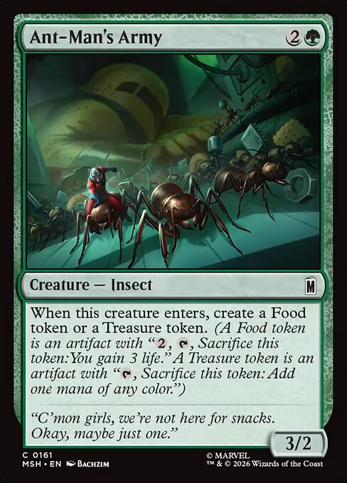 Ant-Man's Army (161) (Foil) - Marvel Super Heroes - Game On