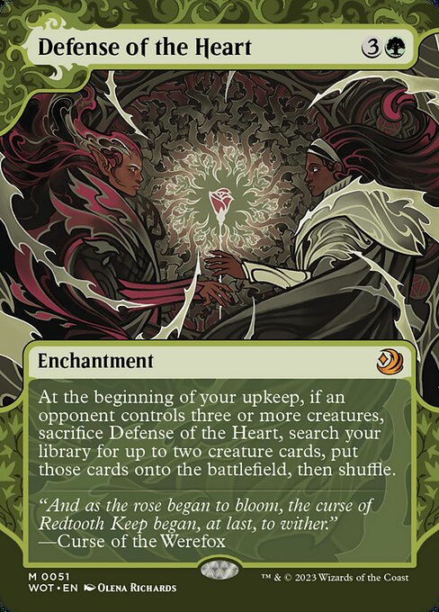 Defense of the Heart (51) - BORDERLESS - Wilds of Eldraine: Enchanting Tales - Game On